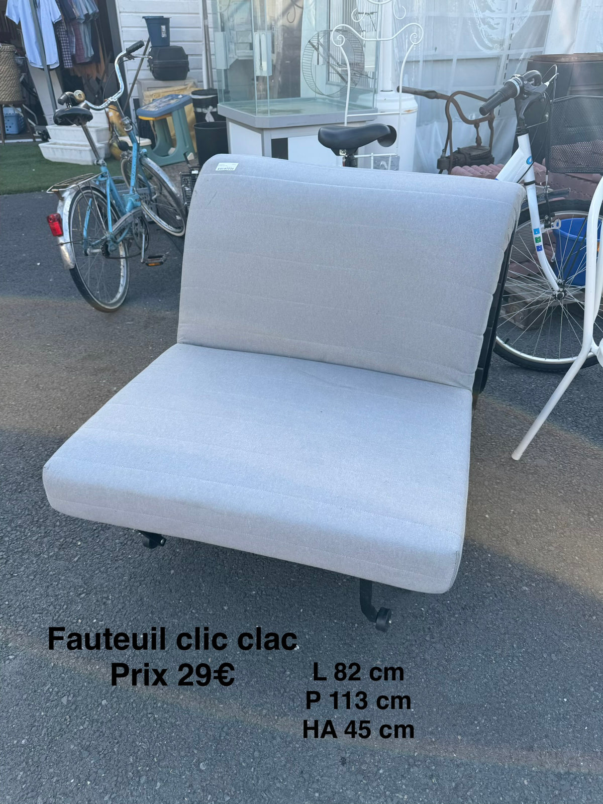 Fauteuil clic clac 067807