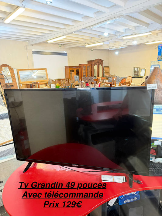 Tv Grandin 49 pouces avec télécommande 063664