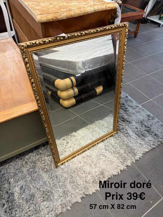 Miroir doré 063046