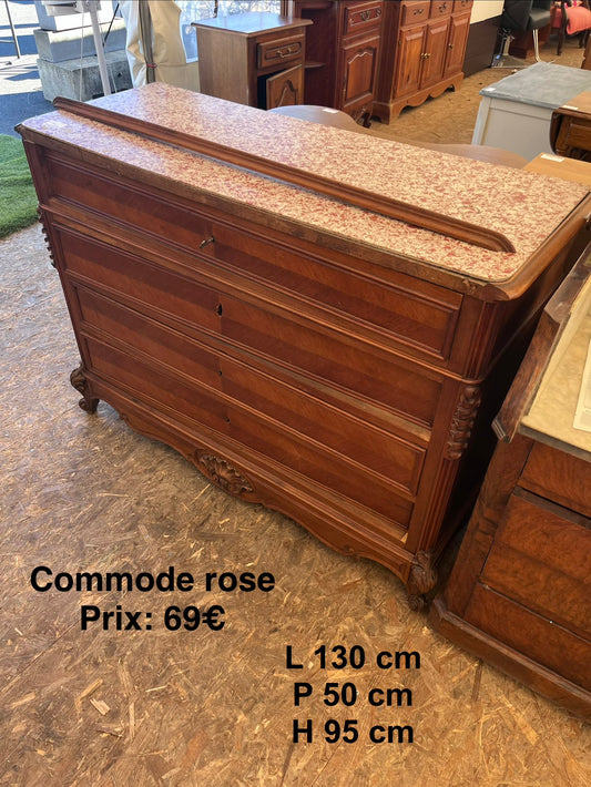 Commode rose 067622