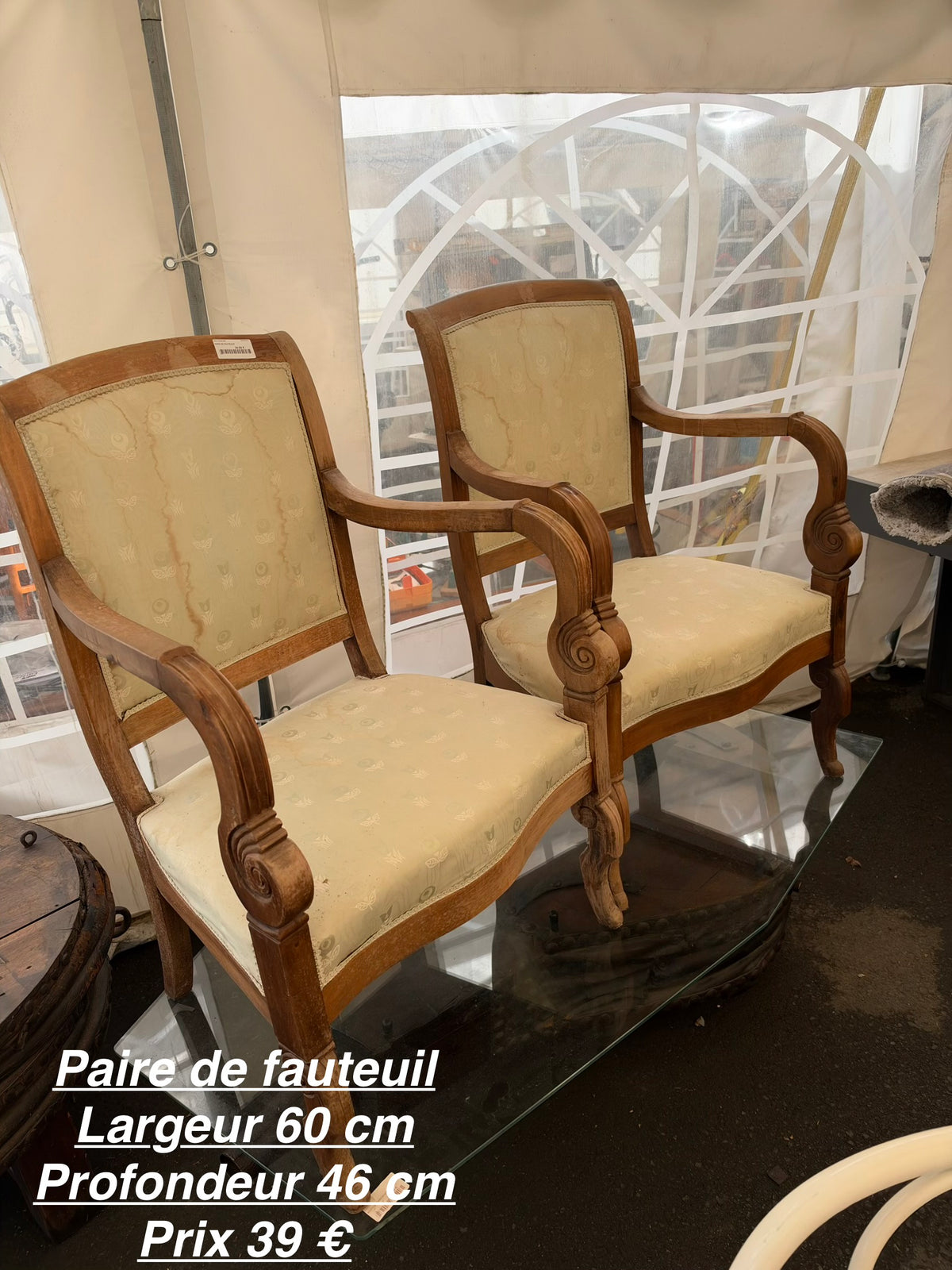 Paire de fauteuils