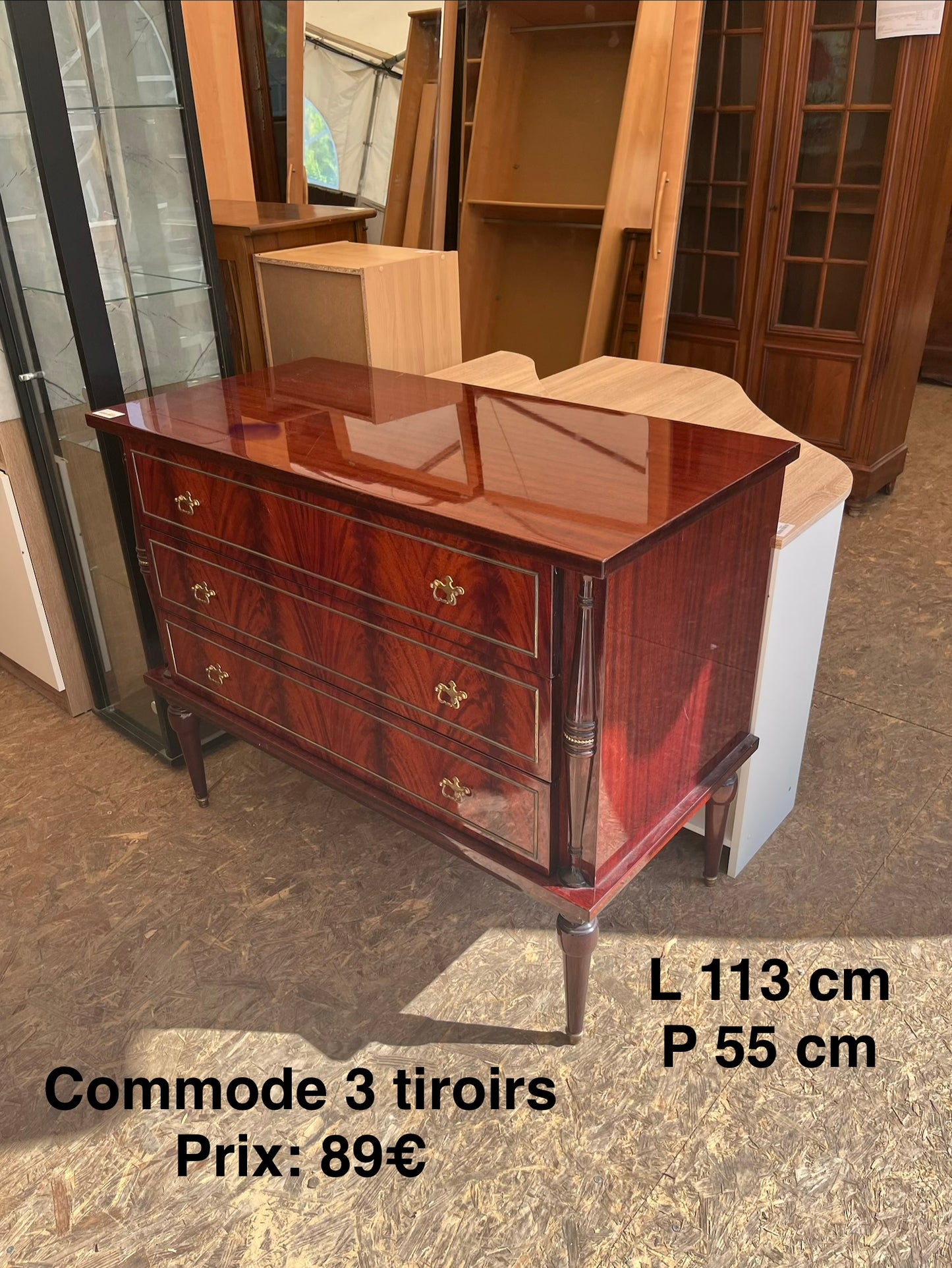 Commode 3 tiroirs 063793