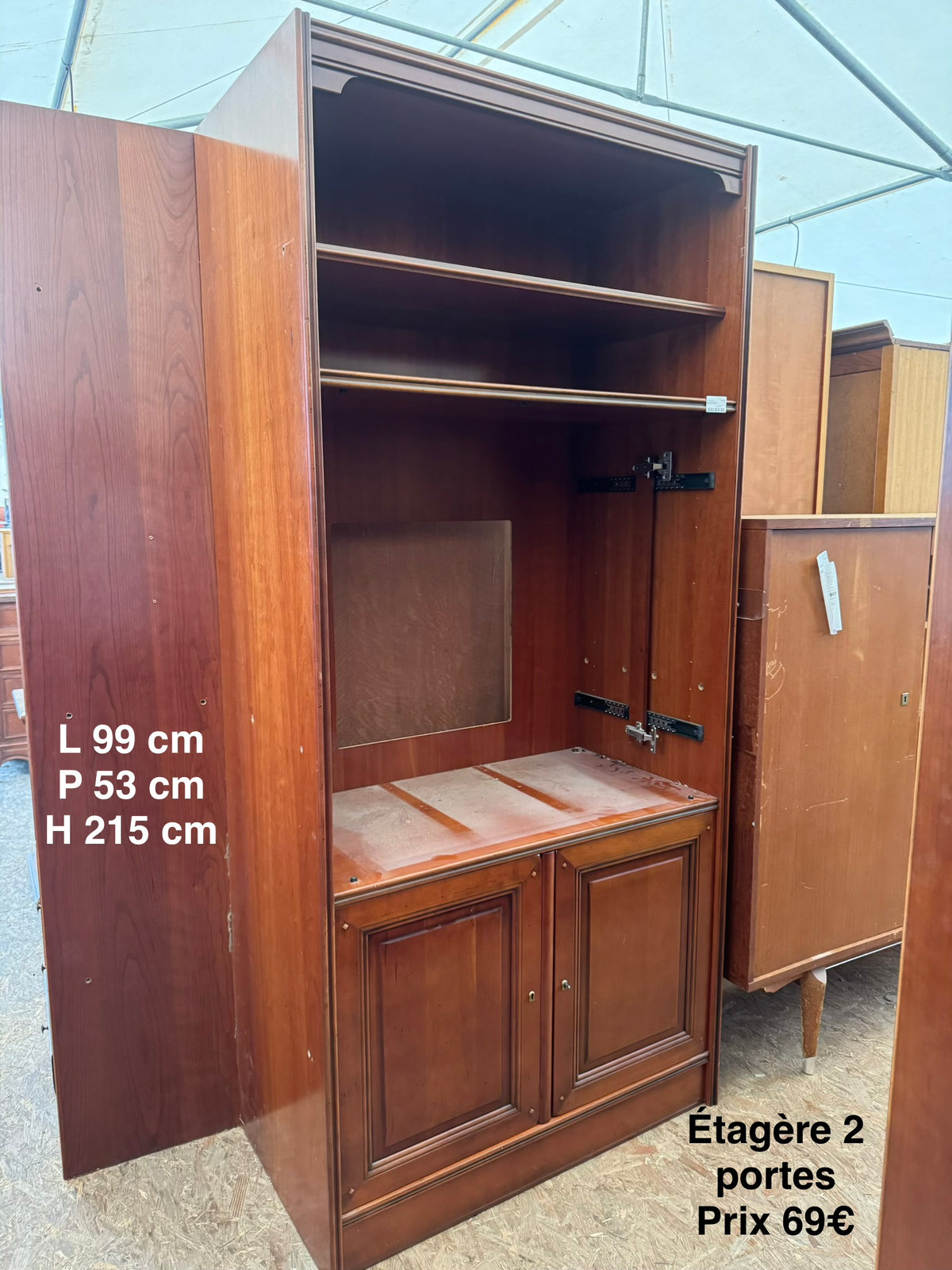 Étagère 2 portes 067864