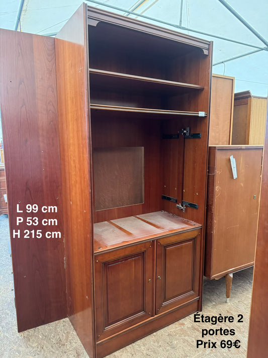 Étagère 2 portes 067864