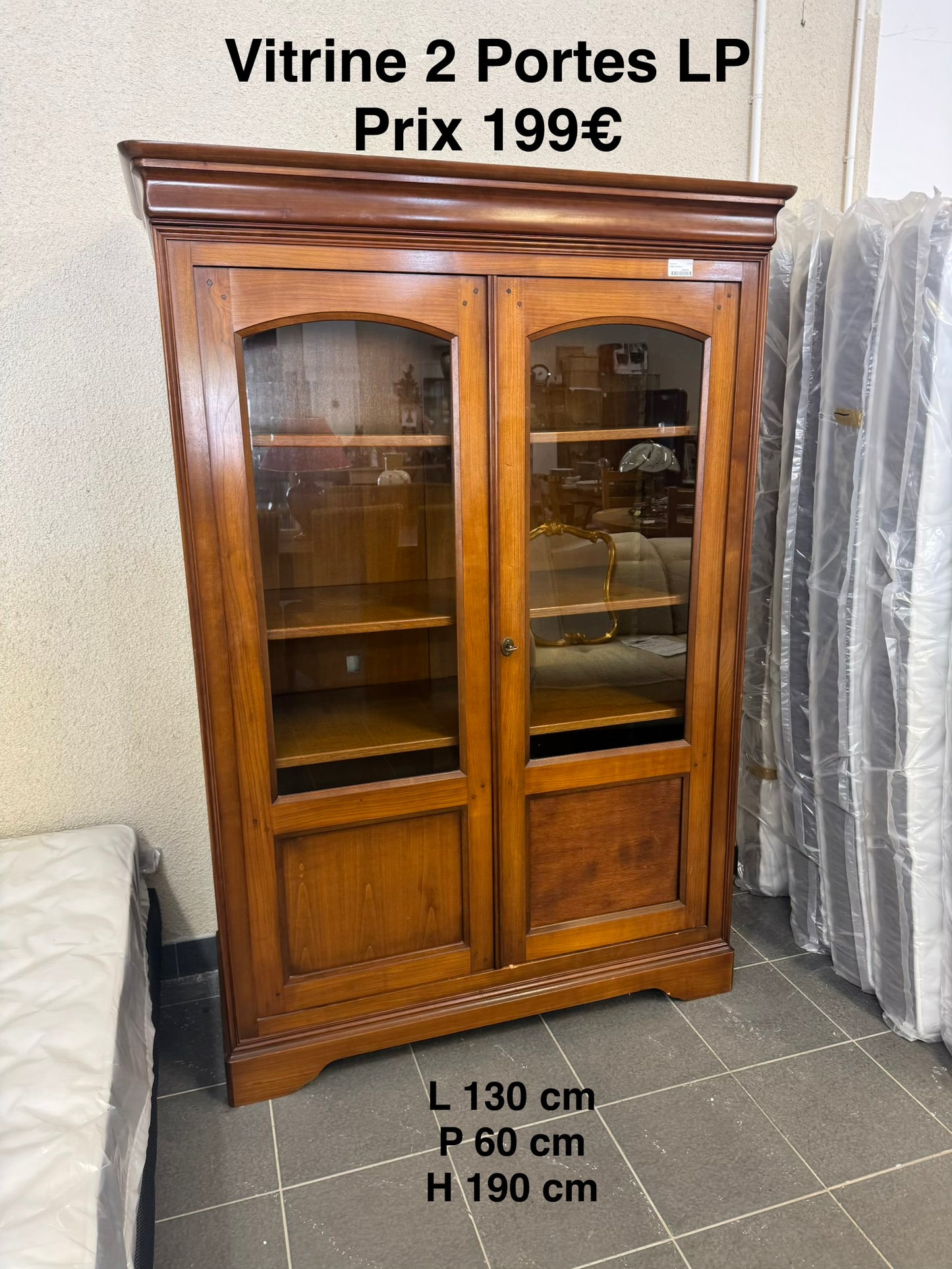 Vitrine 2 portes LP 062966