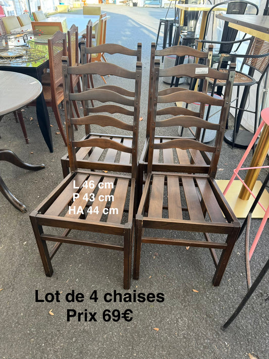 Lot de 4 chaises 051291