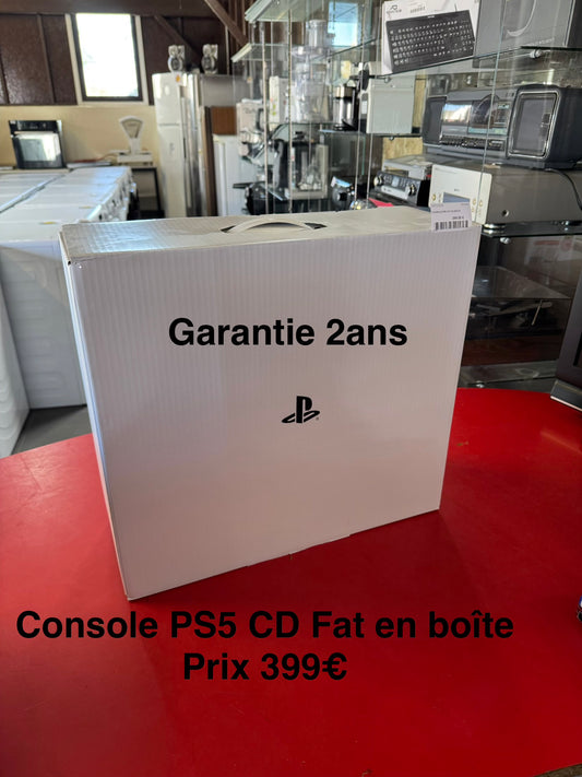 Console PS5 standard CD fat en boîte 050058