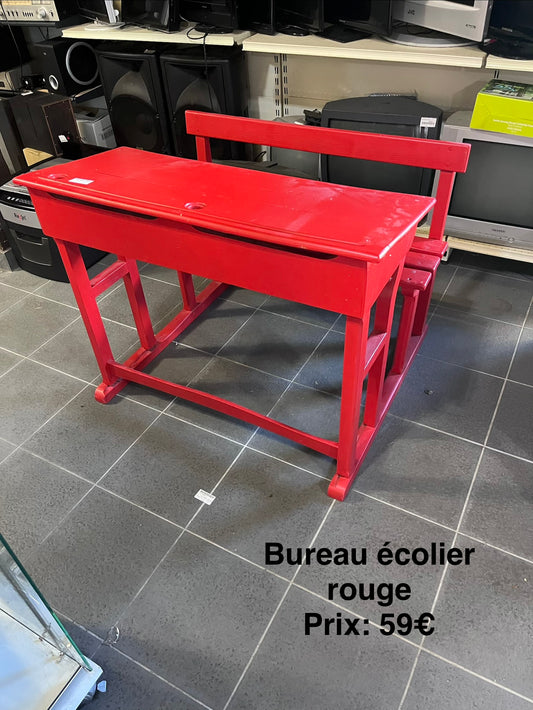 Bureau écolier rouge 067632