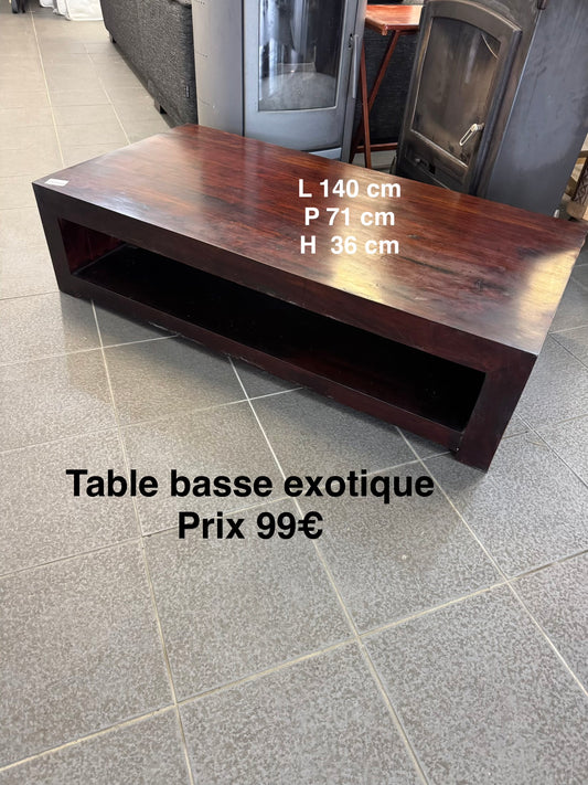 Table basse exotique 056819