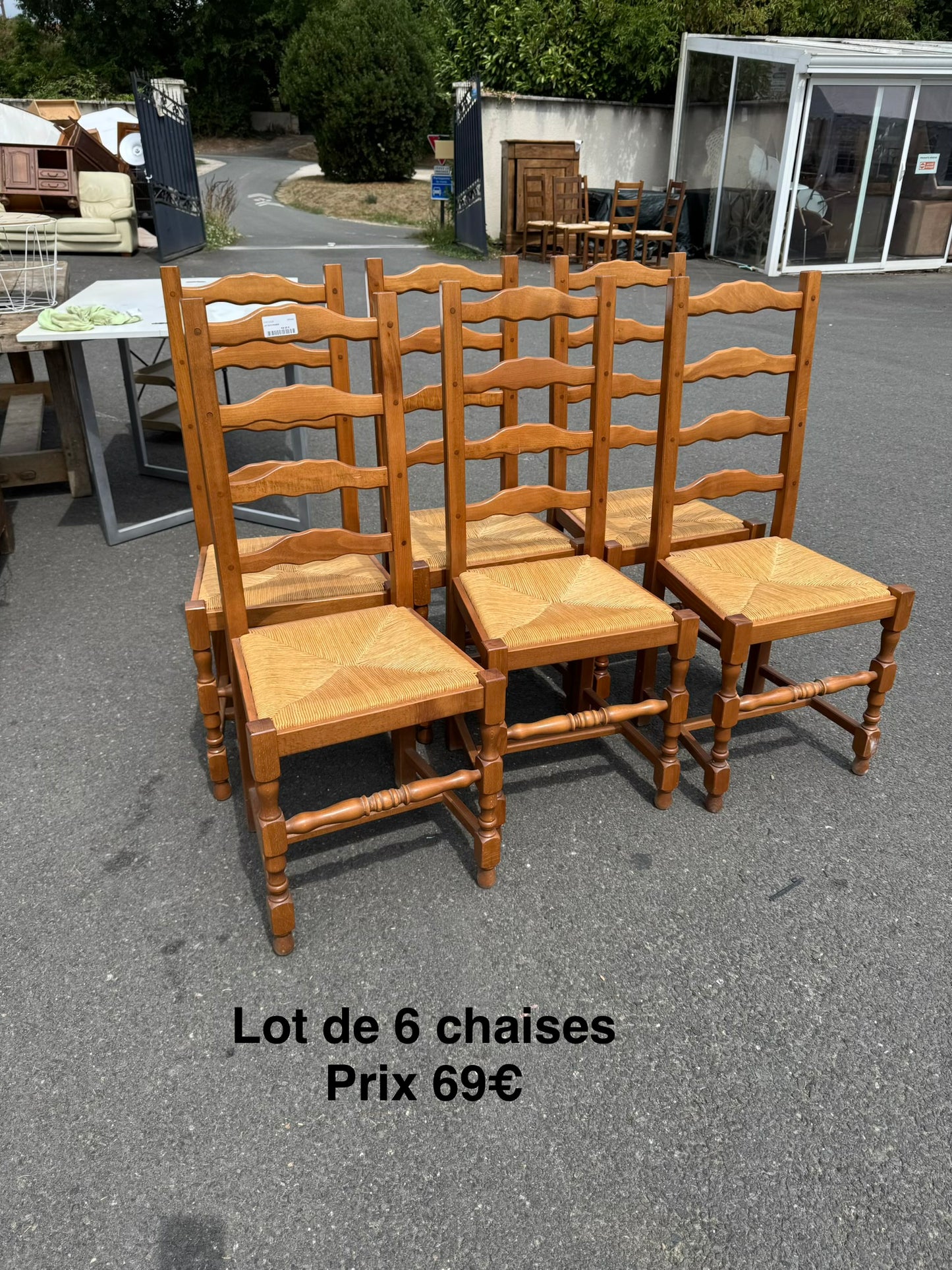 Lot de 6 chaises 065442