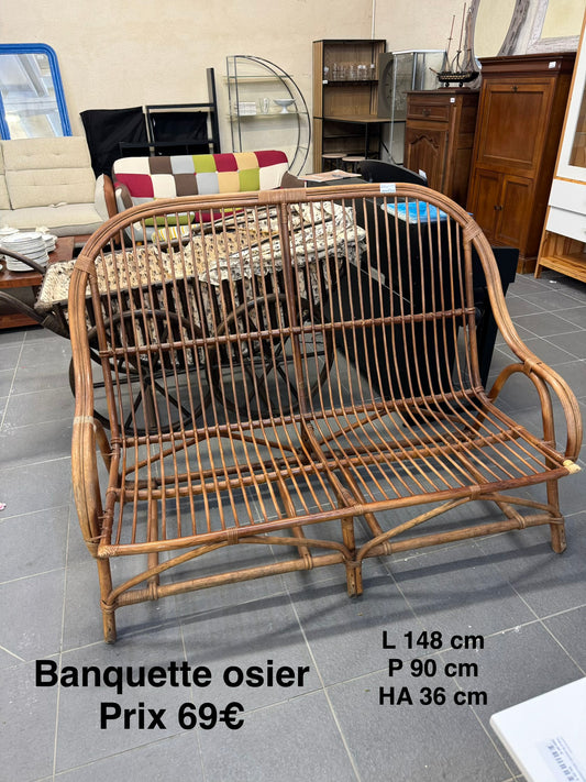 Banquette osier 063372