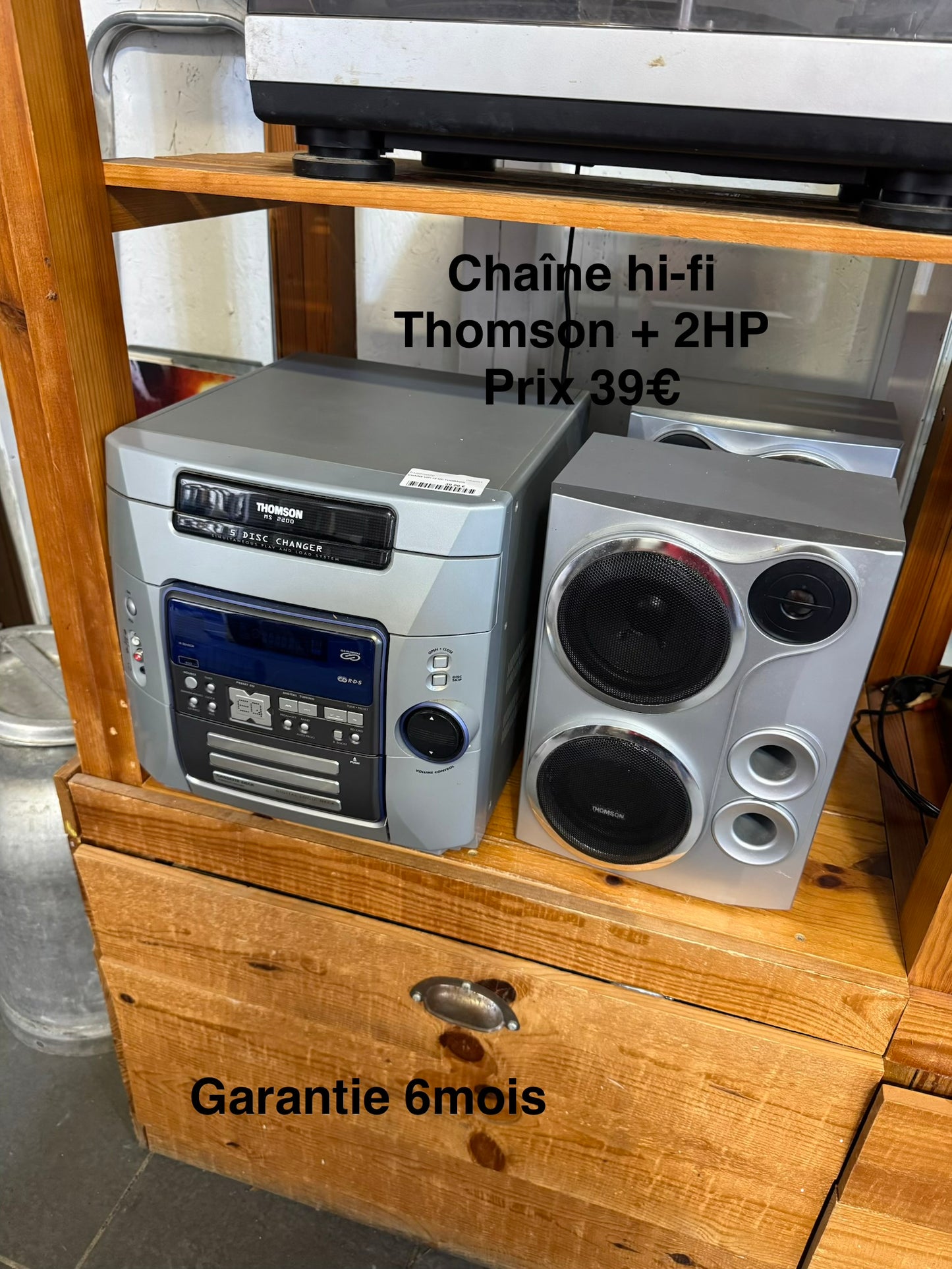 Chaîne HI FI Thomson + 2 HP 064051