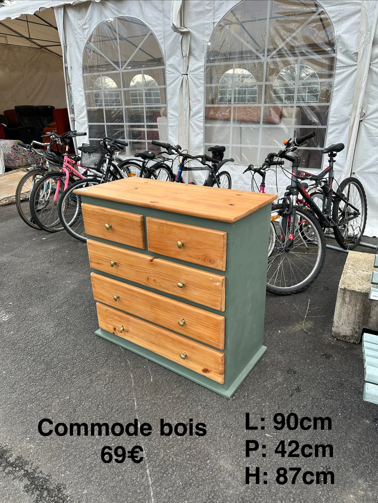 Commode bois 058718