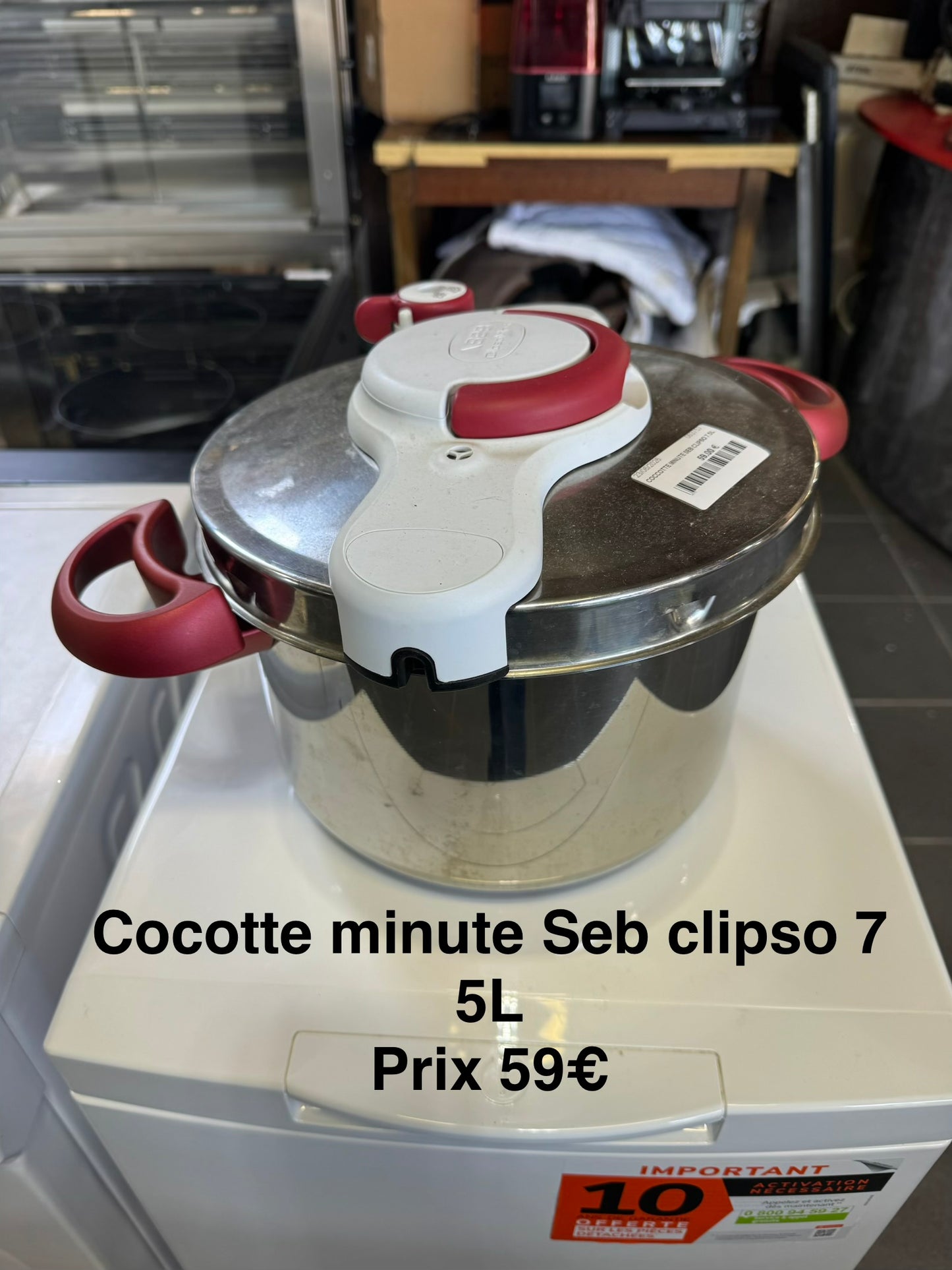 Cocotte minute Seb clipso 7 5L 063757
