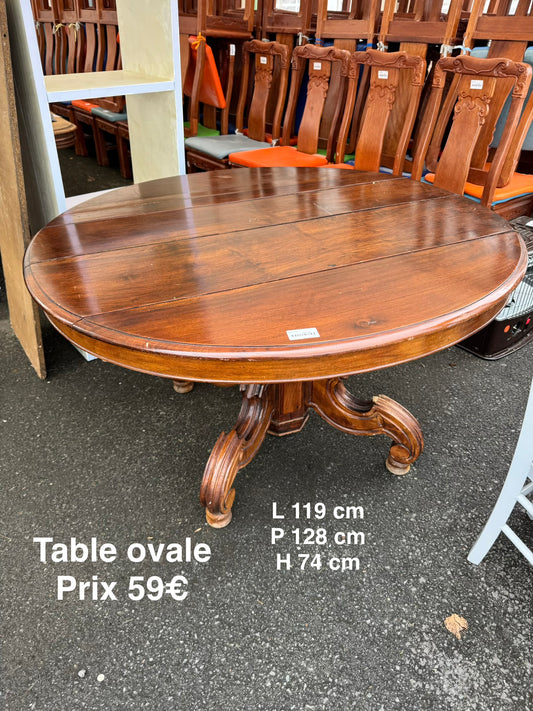 Table ovale 061080