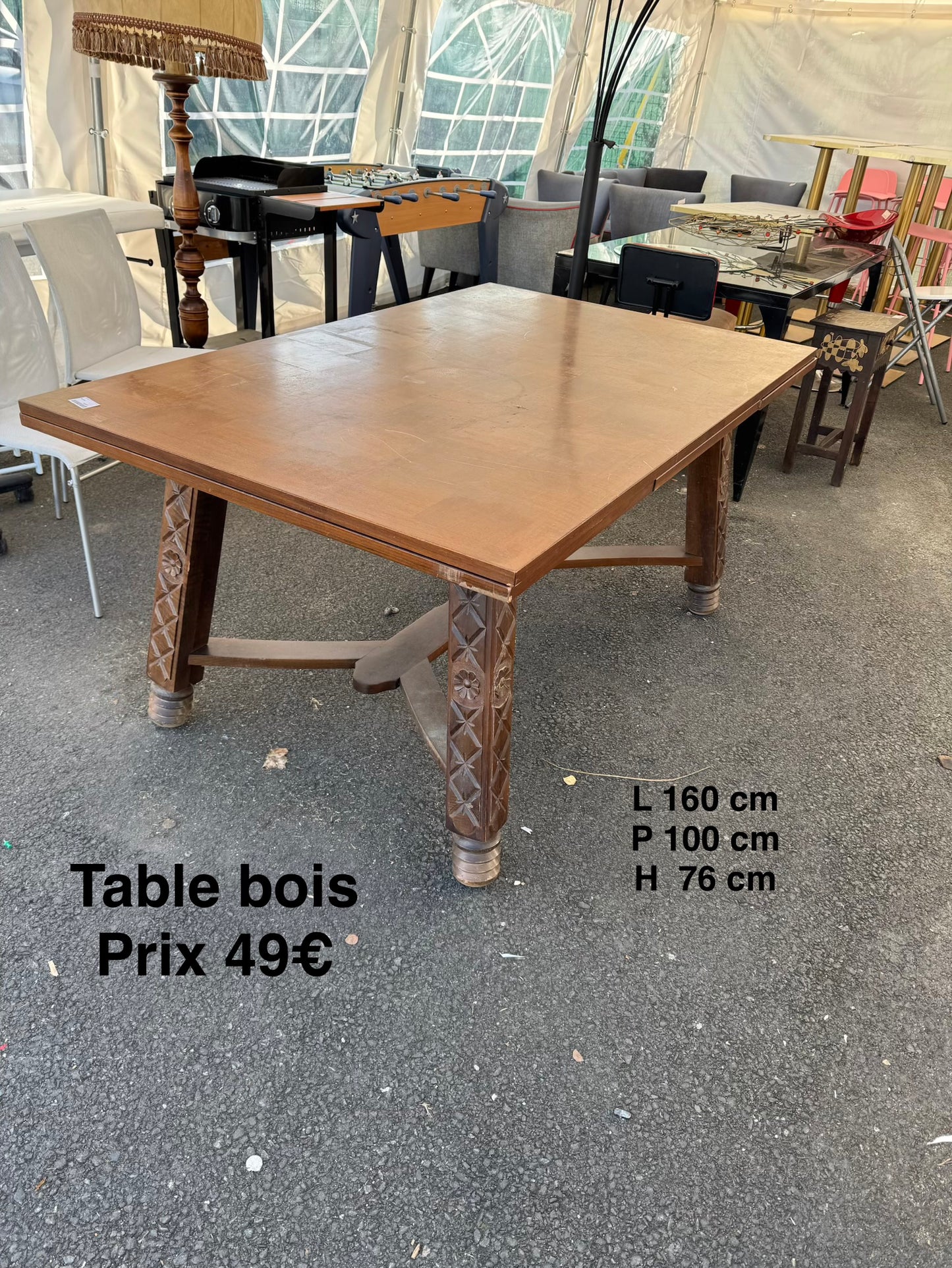 Table bois 049605
