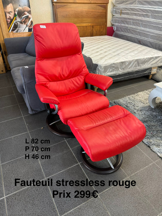 Fauteuil stressless rouge 061834