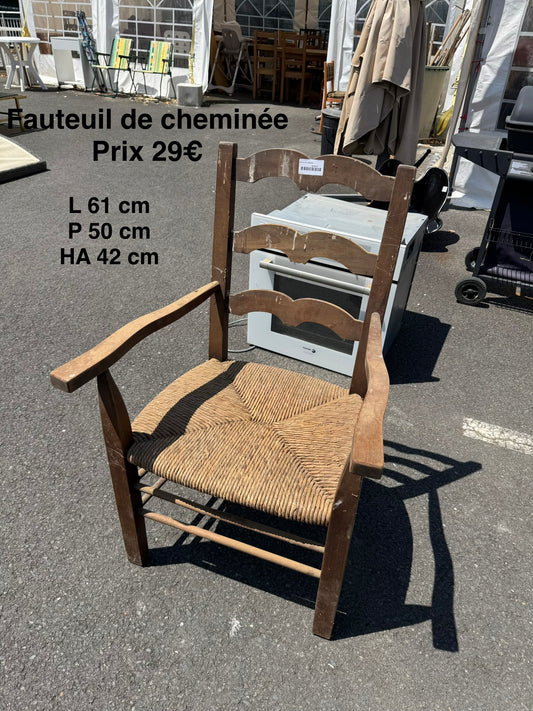 Fauteuil de cheminée 065021