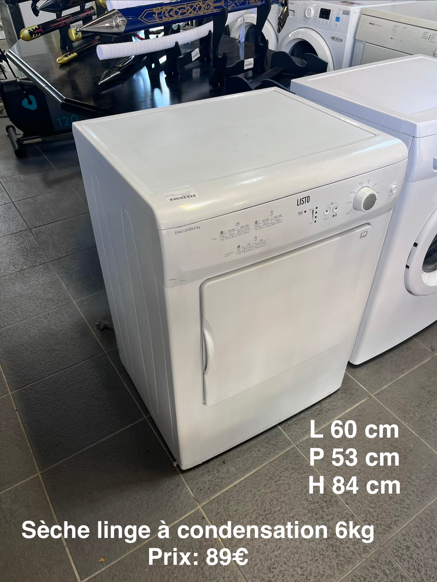 Lave linge selecline 6kg 064069