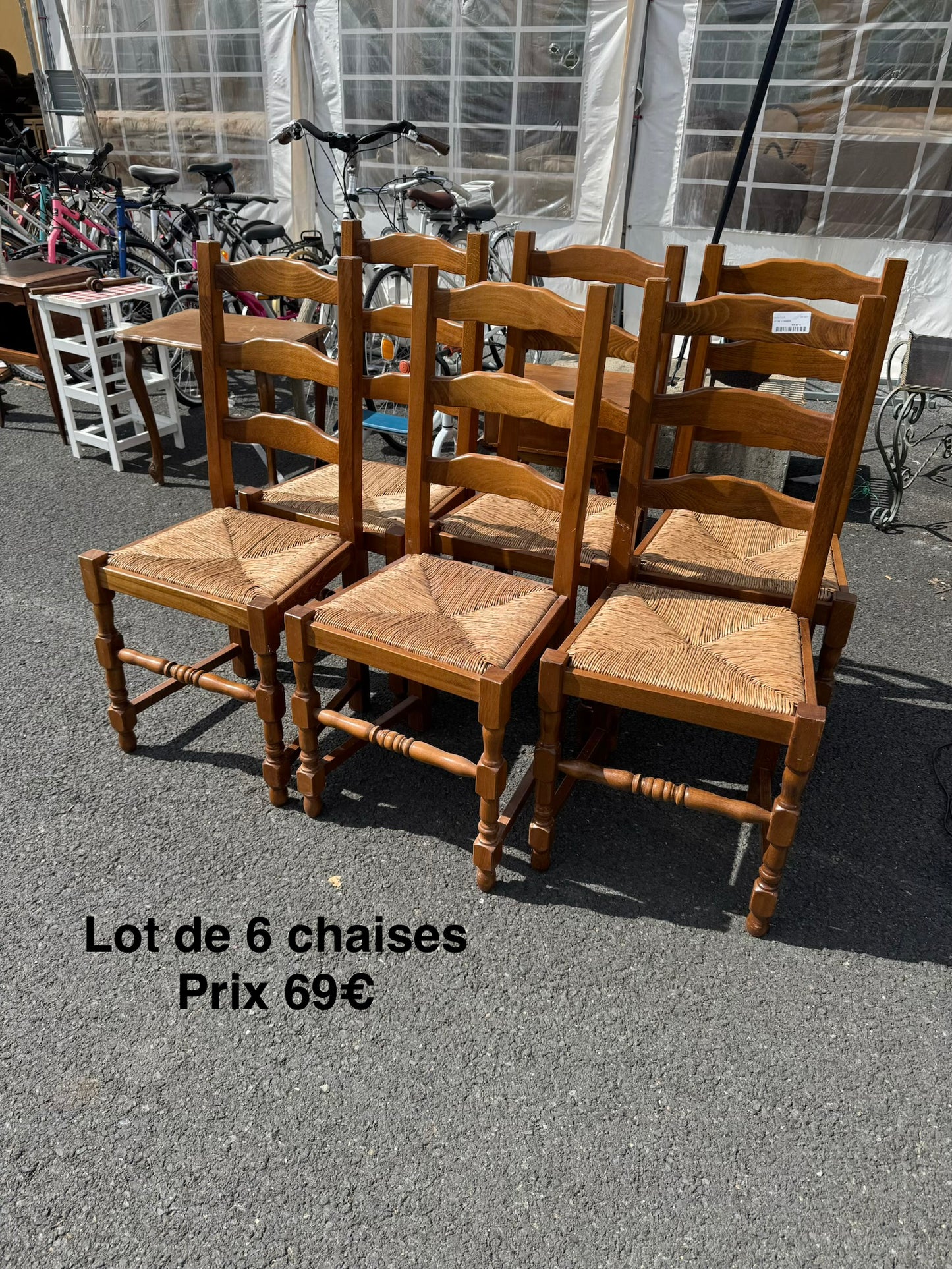 Lot de 6 chaises 067827