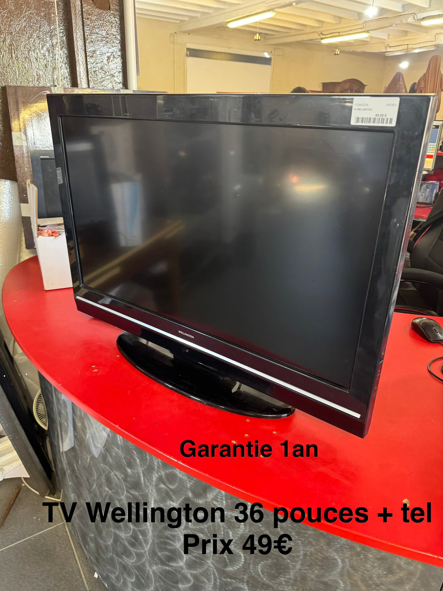 TV Wellington 36 pouces + tel 063391