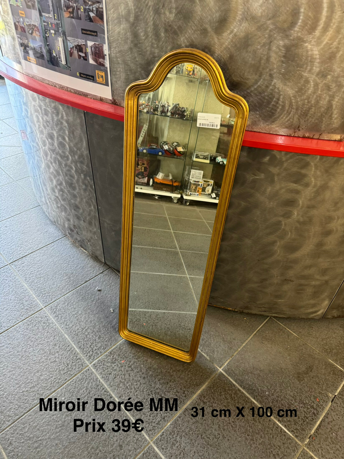 Miroir doré MM 068174