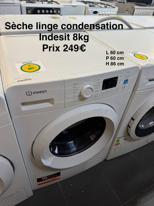 Sèche linge Condensation Indesit 8kg 048294