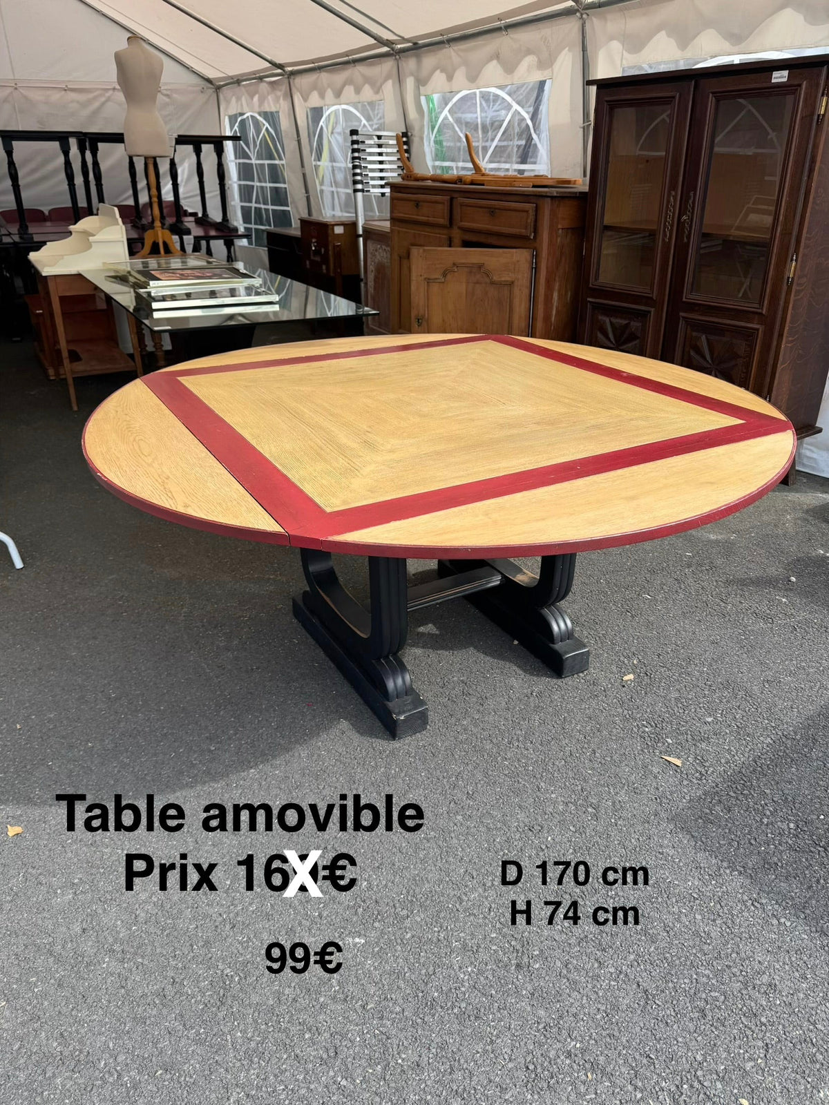 Table amovible 062776