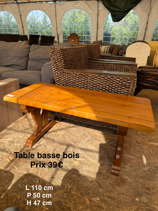 Table basse bois 067926