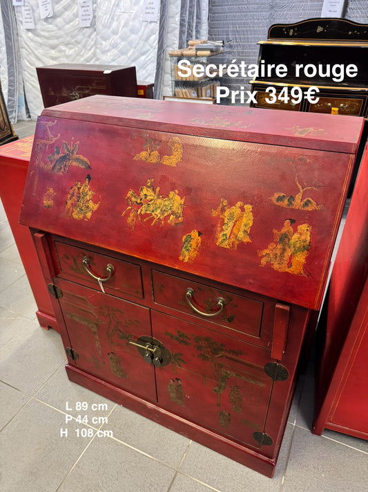 Secrétaire rouge 048469