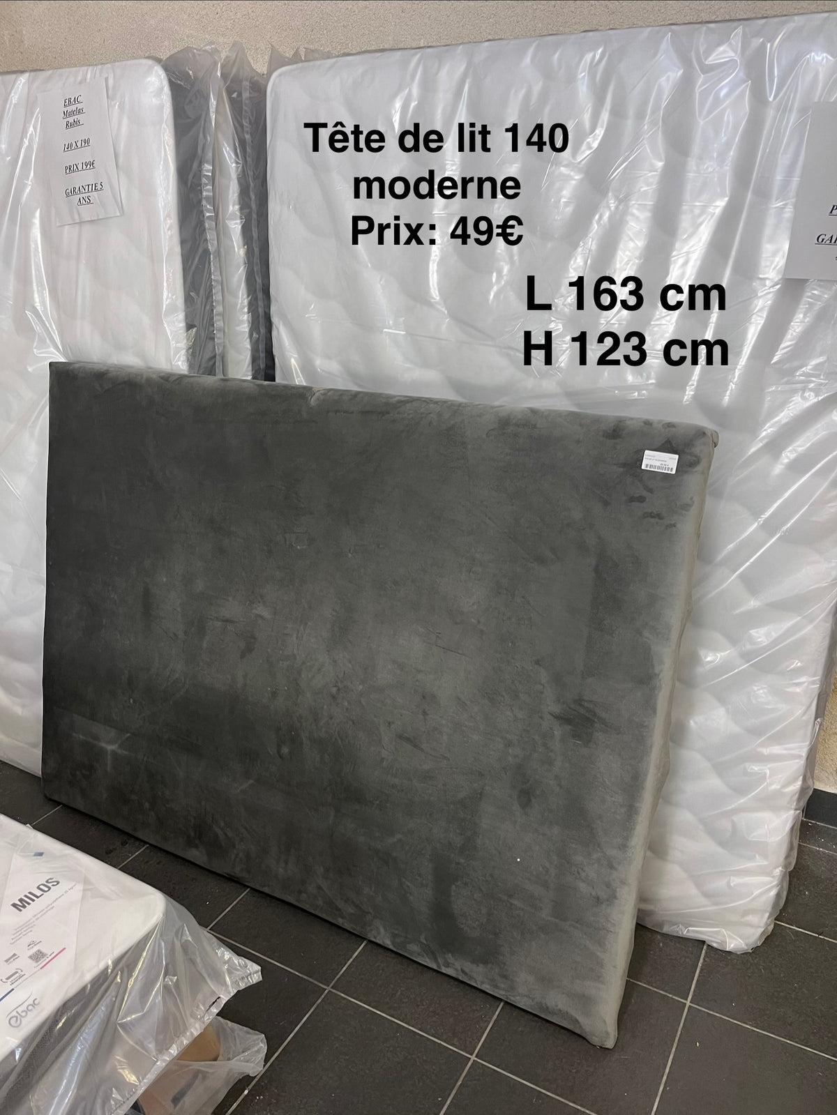 Tête de lit 140 moderne