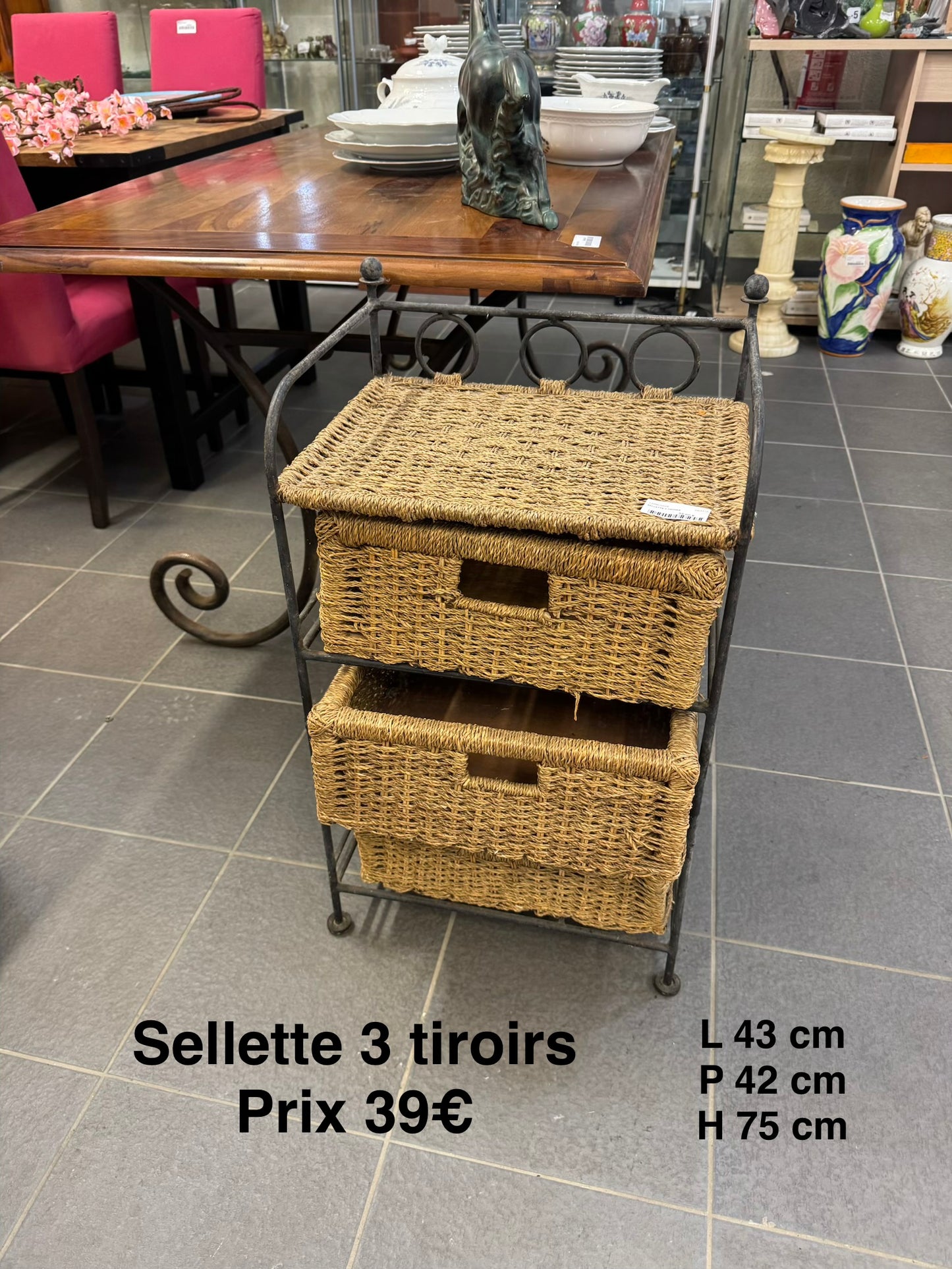 Sellette 3 tiroirs 063118