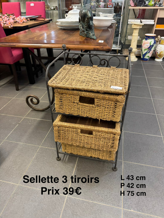Sellette 3 tiroirs 063118