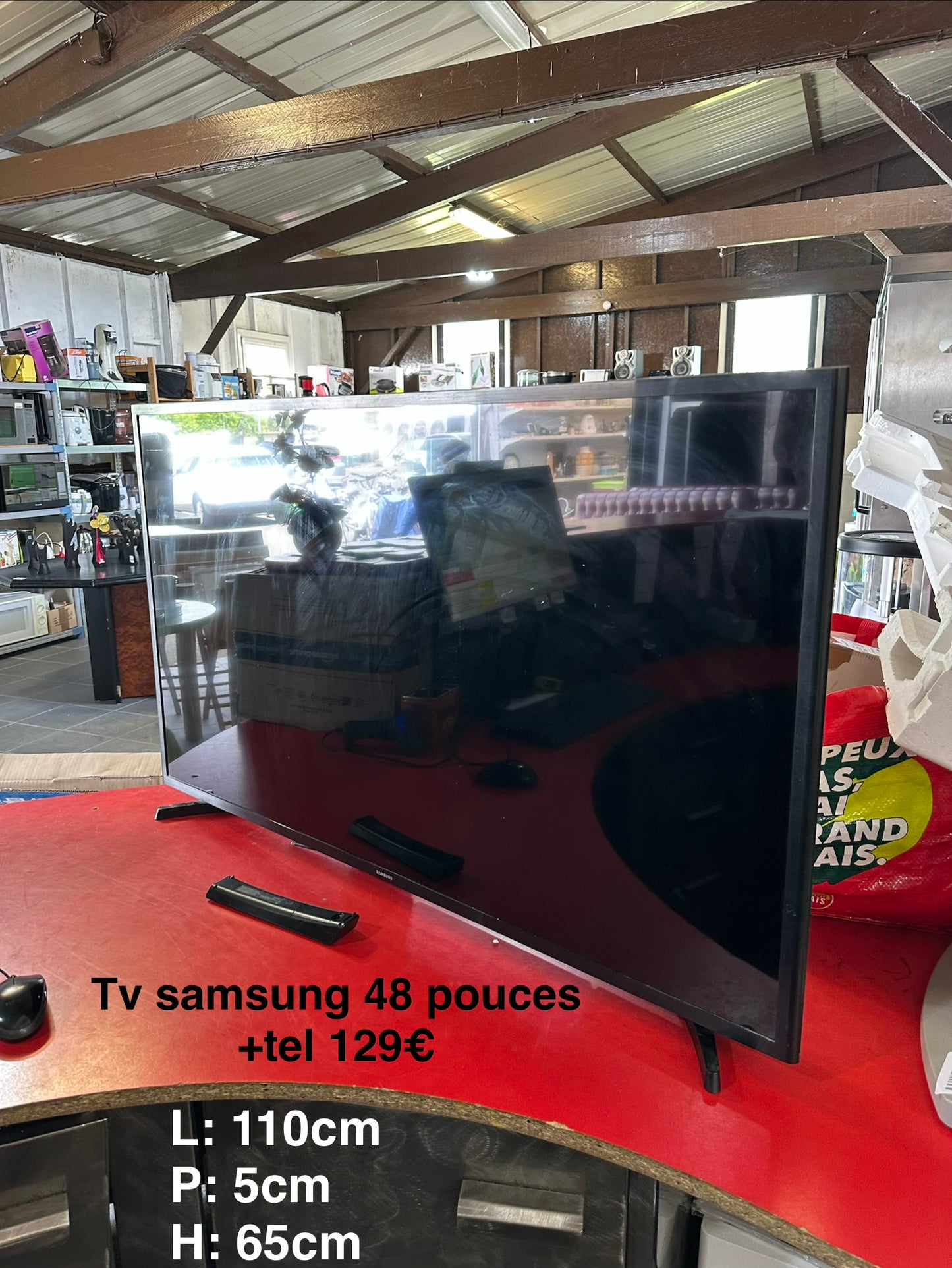 Tv samsung 48 pouces + tel 062793