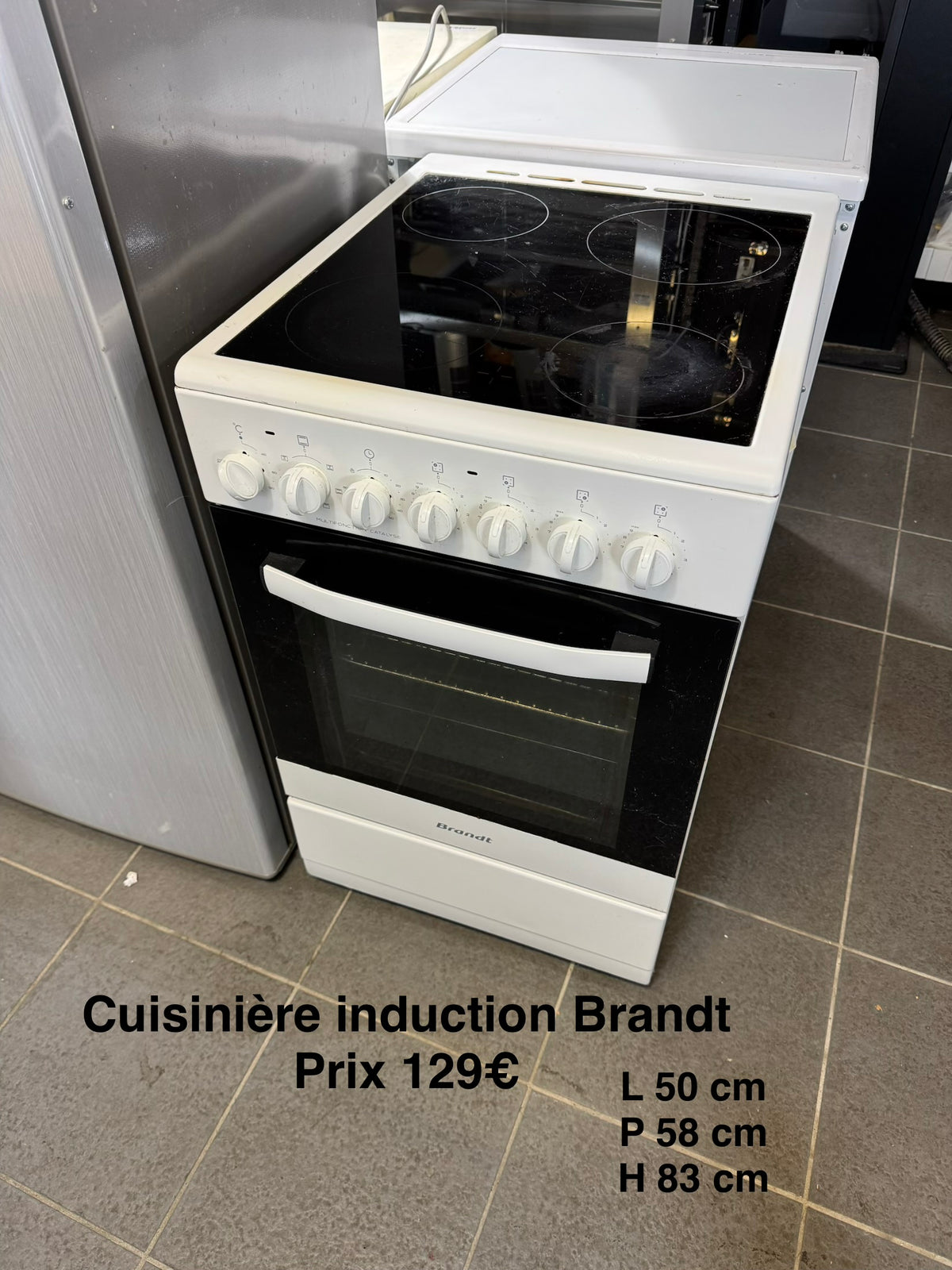 Cuisinière induction Brandt 068793