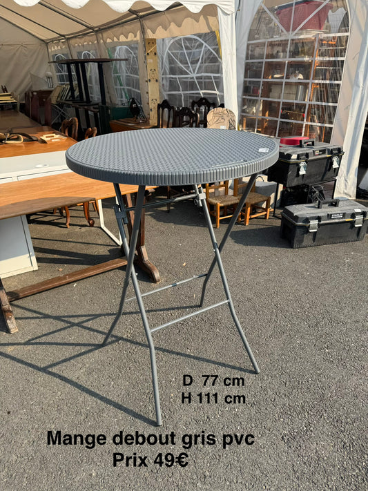 Mange debout Gris PVC 065341