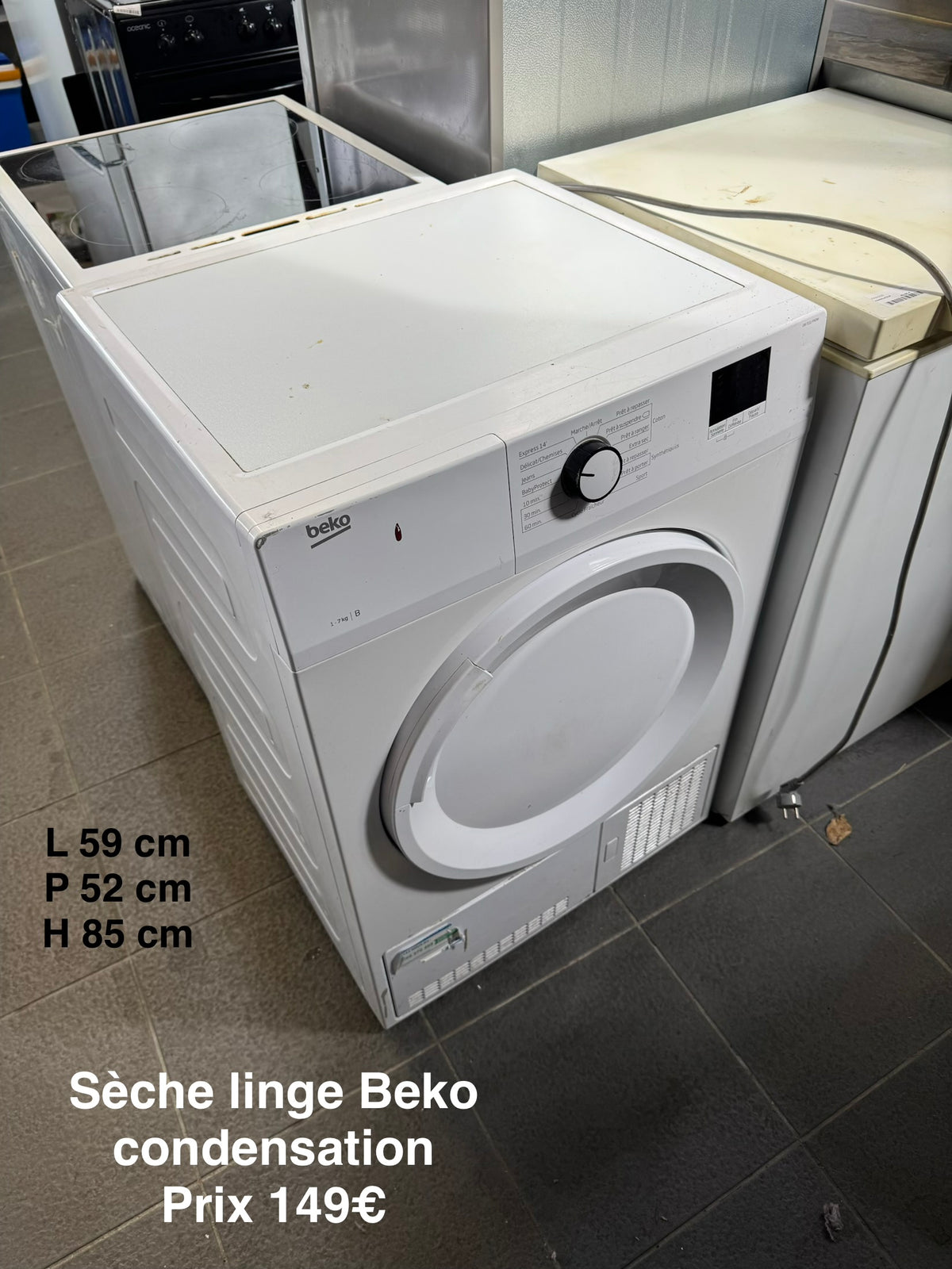 Sèche linge Beko condensation 068792