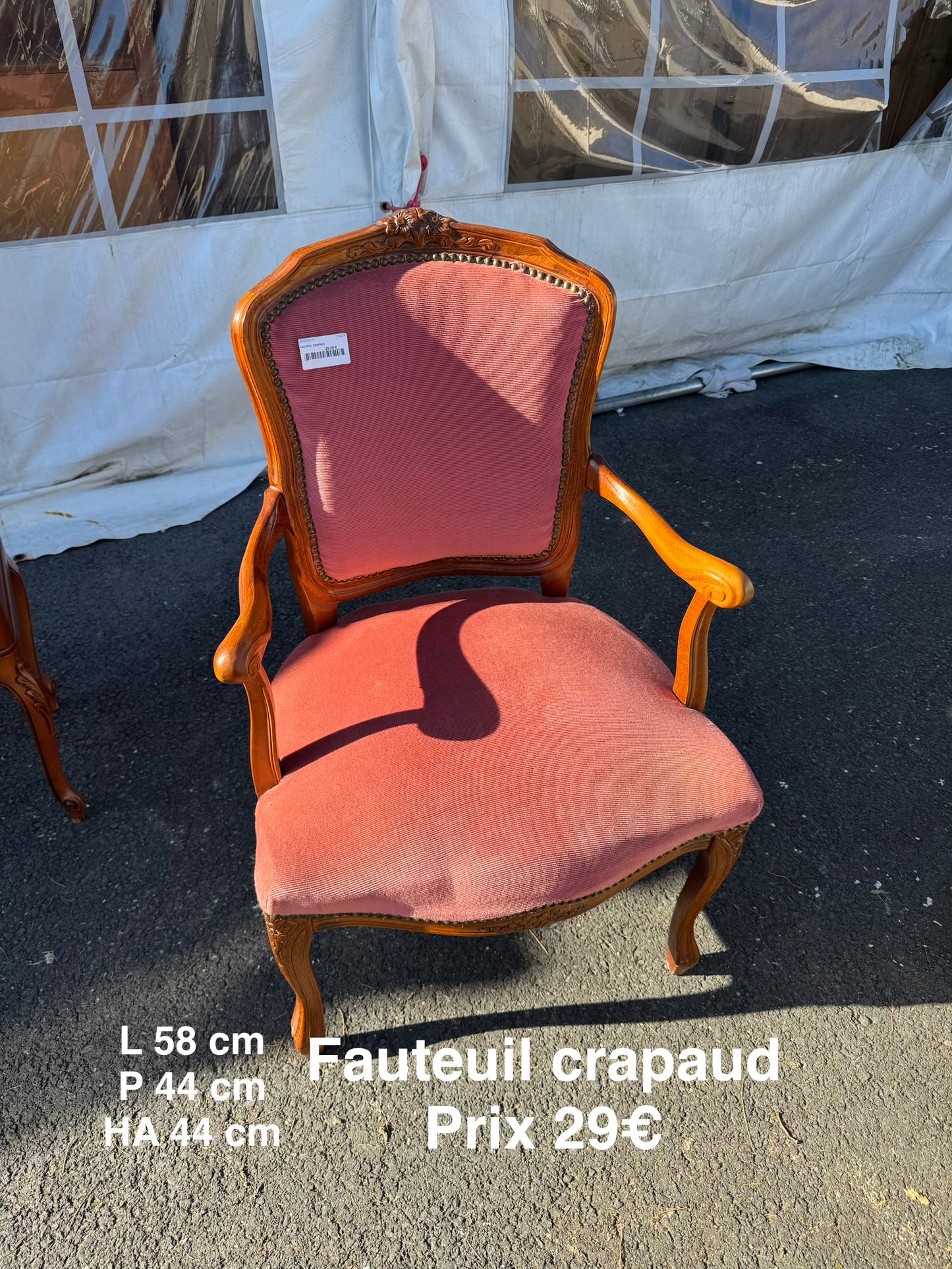 Fauteuil crapaud 059026