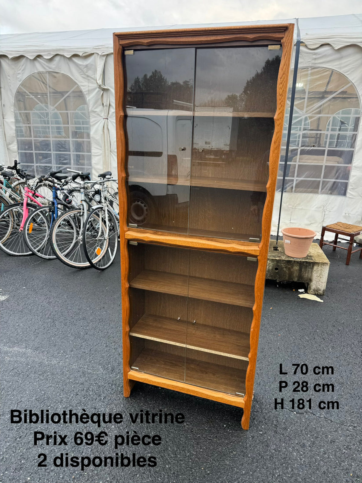 Bibliothèque vitrine 069099