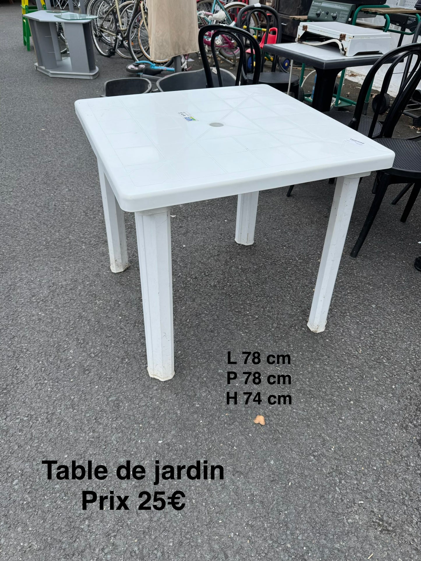 Table de jardin 063050