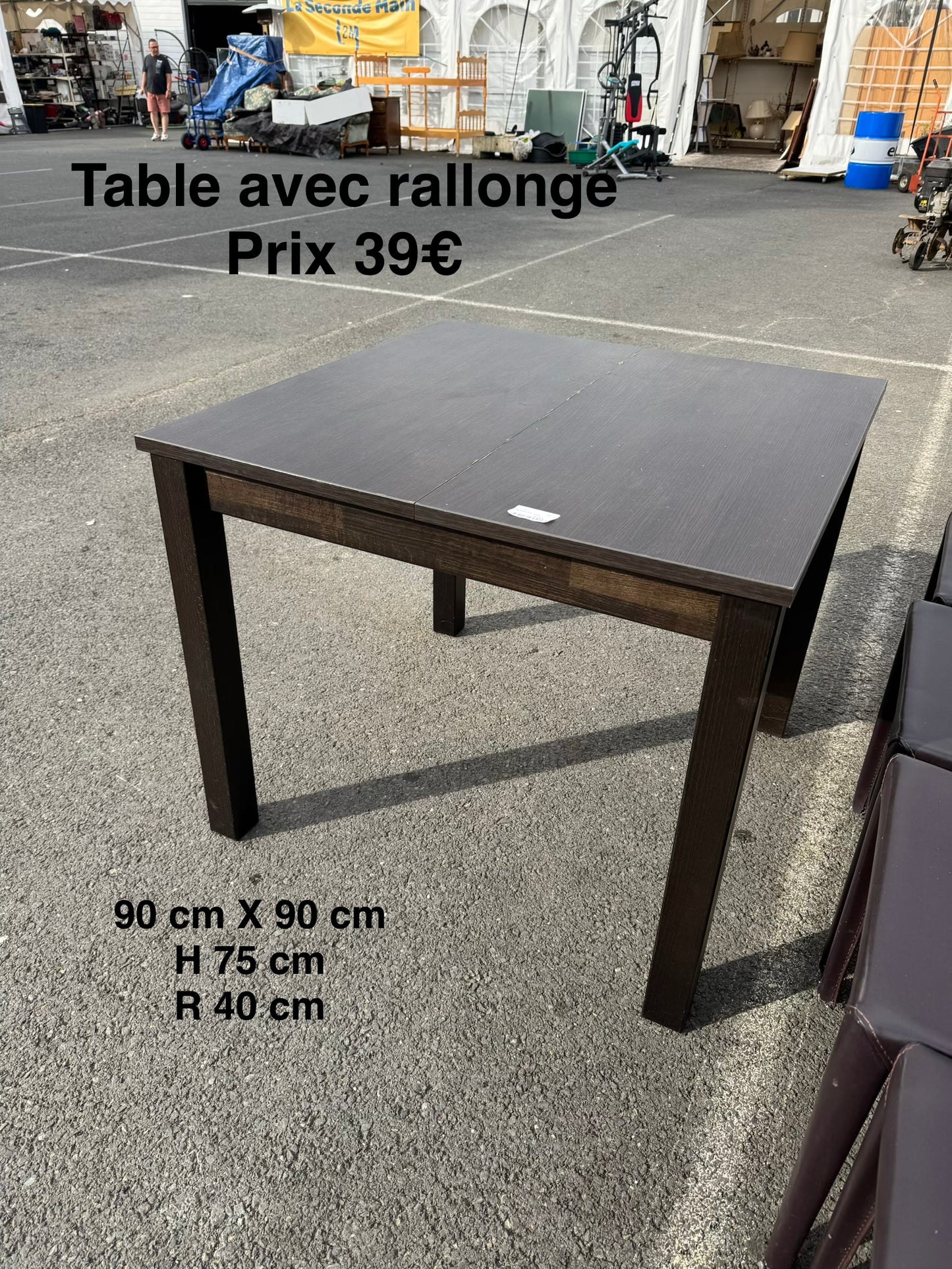 Table avec rallonge 064109