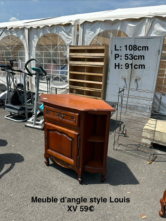 Meuble d’angle style Louis XV 59€