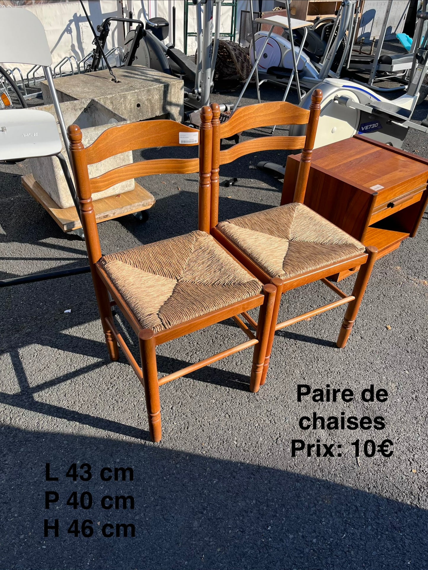 Paire de chaises 066656