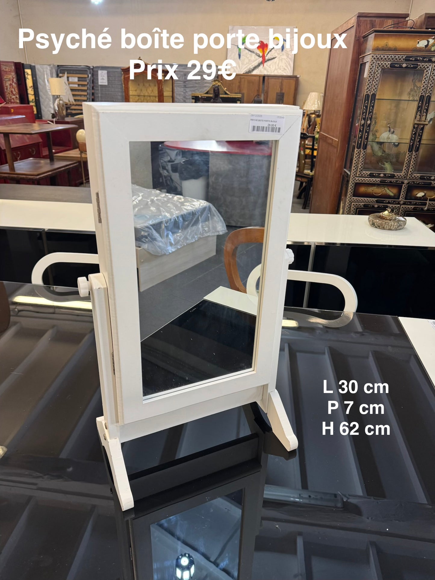 Psyché boîte porte bijoux 053549