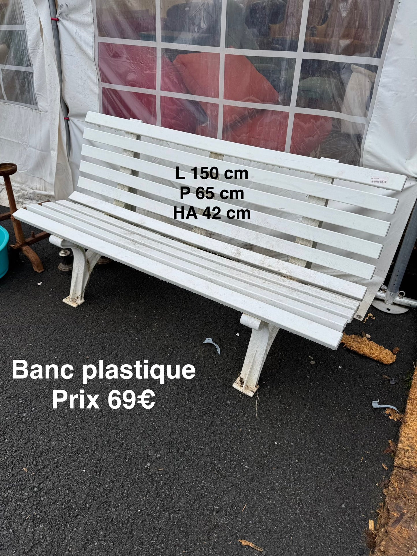 Banc en plastique 052145