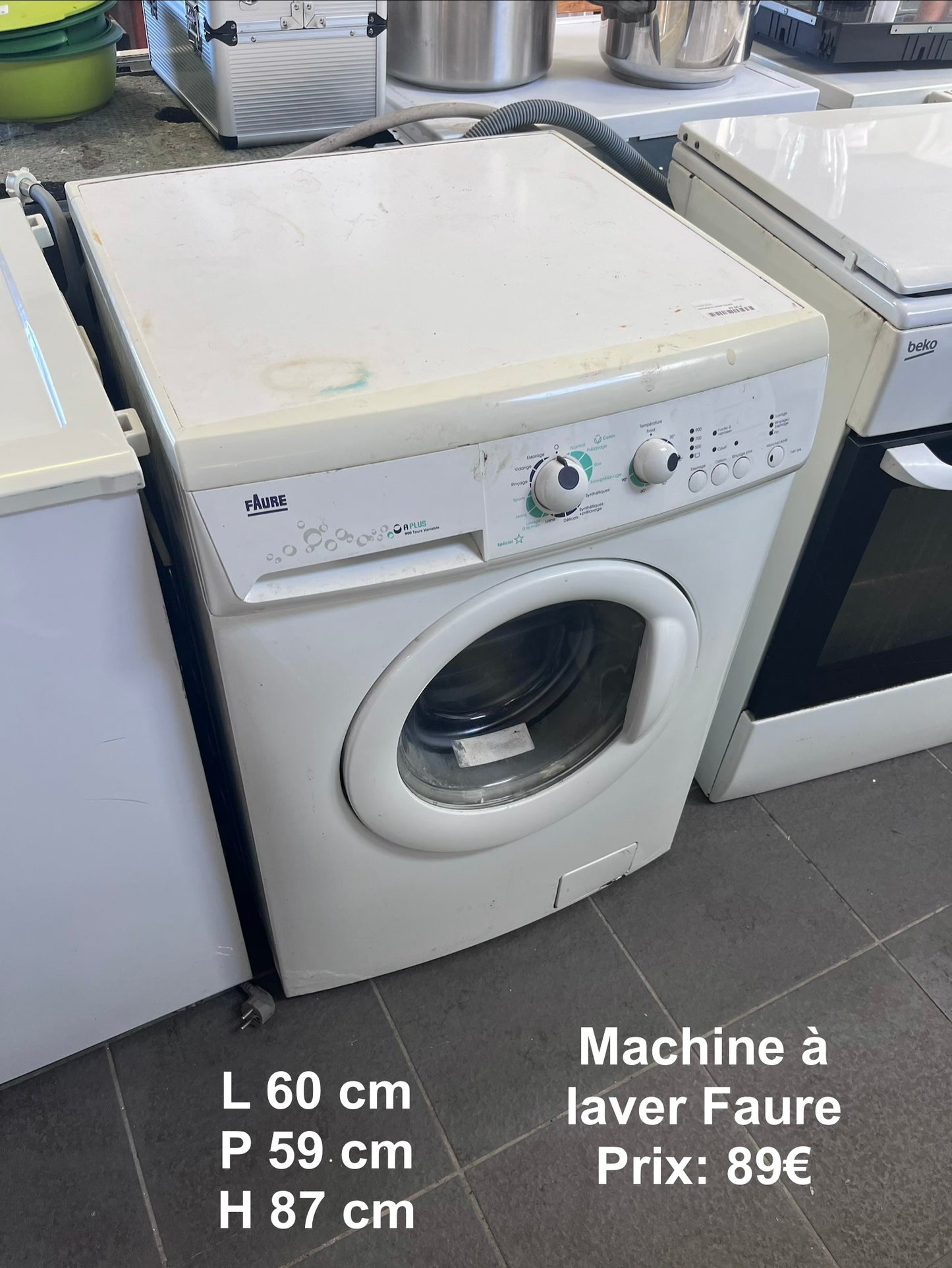 Machine à laver Faure 067628
