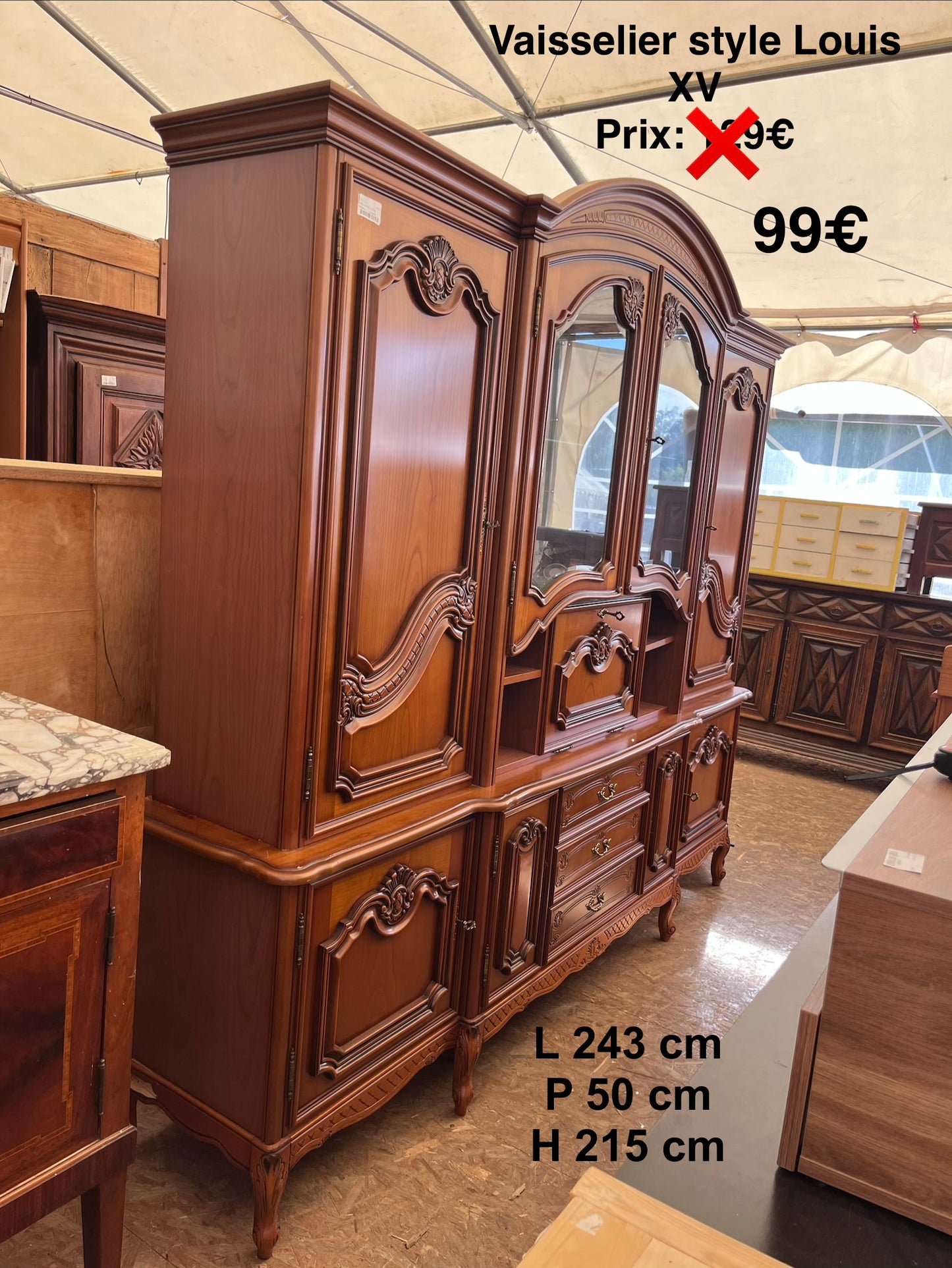 Vaisselier style Louis XV 064358