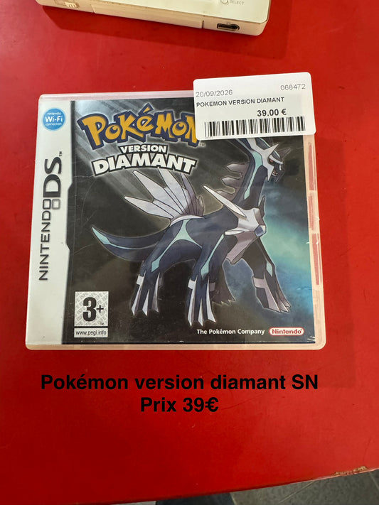 Pokémon version diamant SN 068472