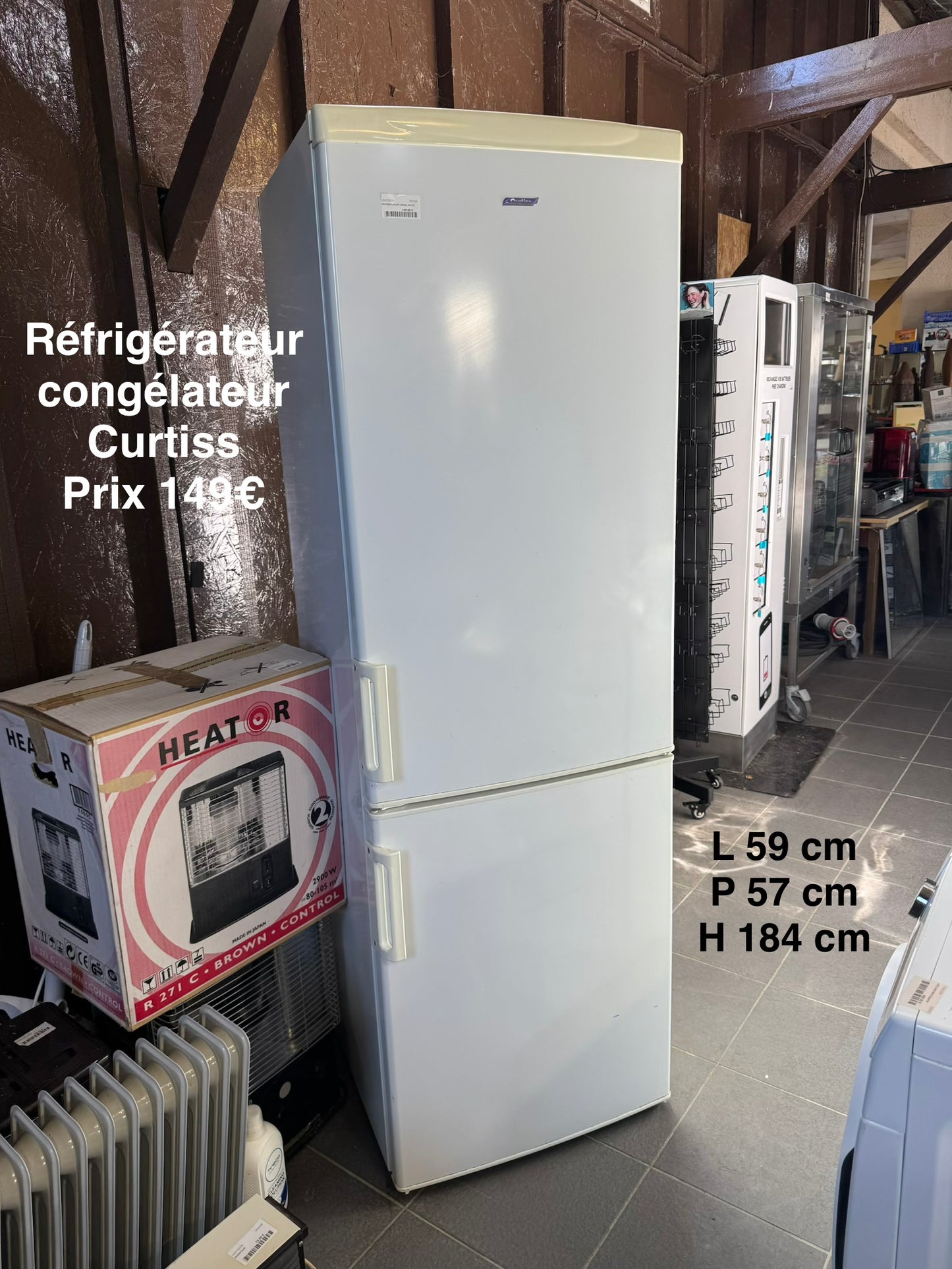 Réfrigérateur congélateur Curtiss 065299