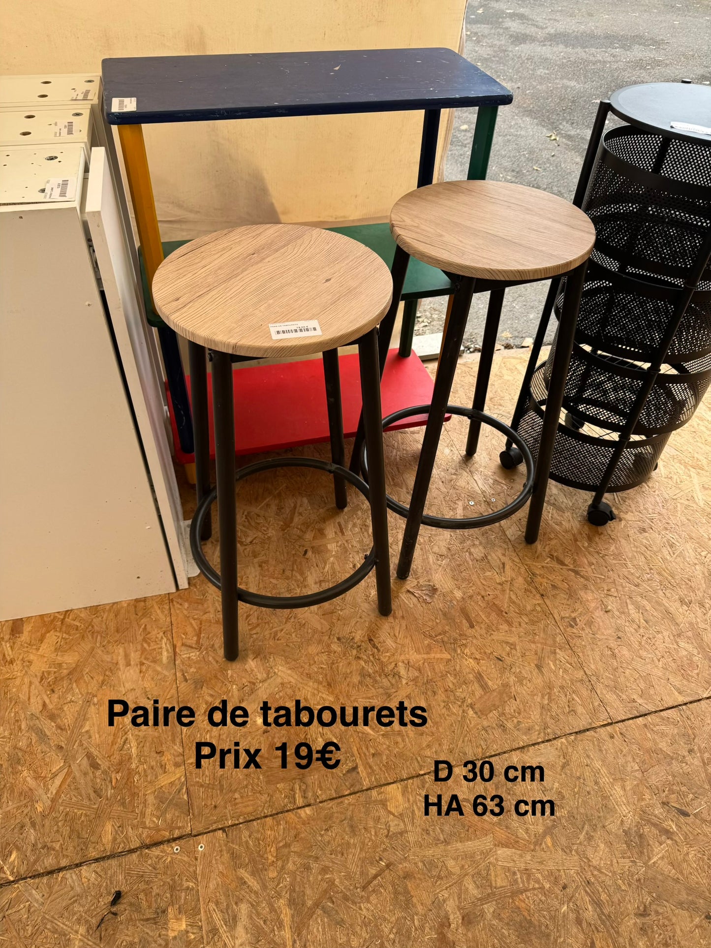 Paire de tabourets 062153